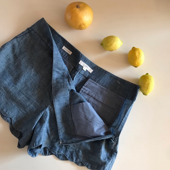 {LOFT} Riviera Shorts Chambray, 8 - Picture 6 of 7